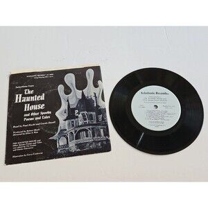 1970 The Haunted House and Other Spooky Poems & Tales 33rpm Scholastic Halloween
